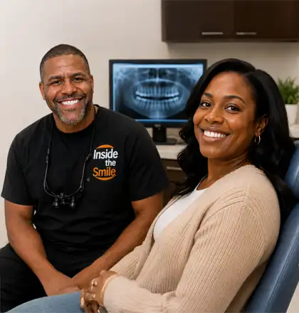 Dentis Oak Lawn IL doctor with patient